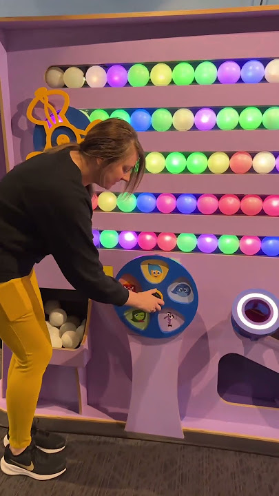 Inside Out Movie Exhibit playing with Emotions in Motion