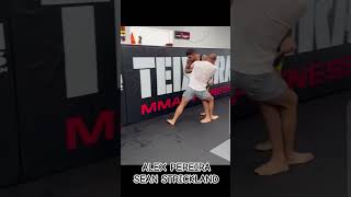 ALEX PEREIRA &amp; SEAN STRICKLAND GRAPPLING SESSION #alexpereira #grappling #ufc #mma #wrestling
