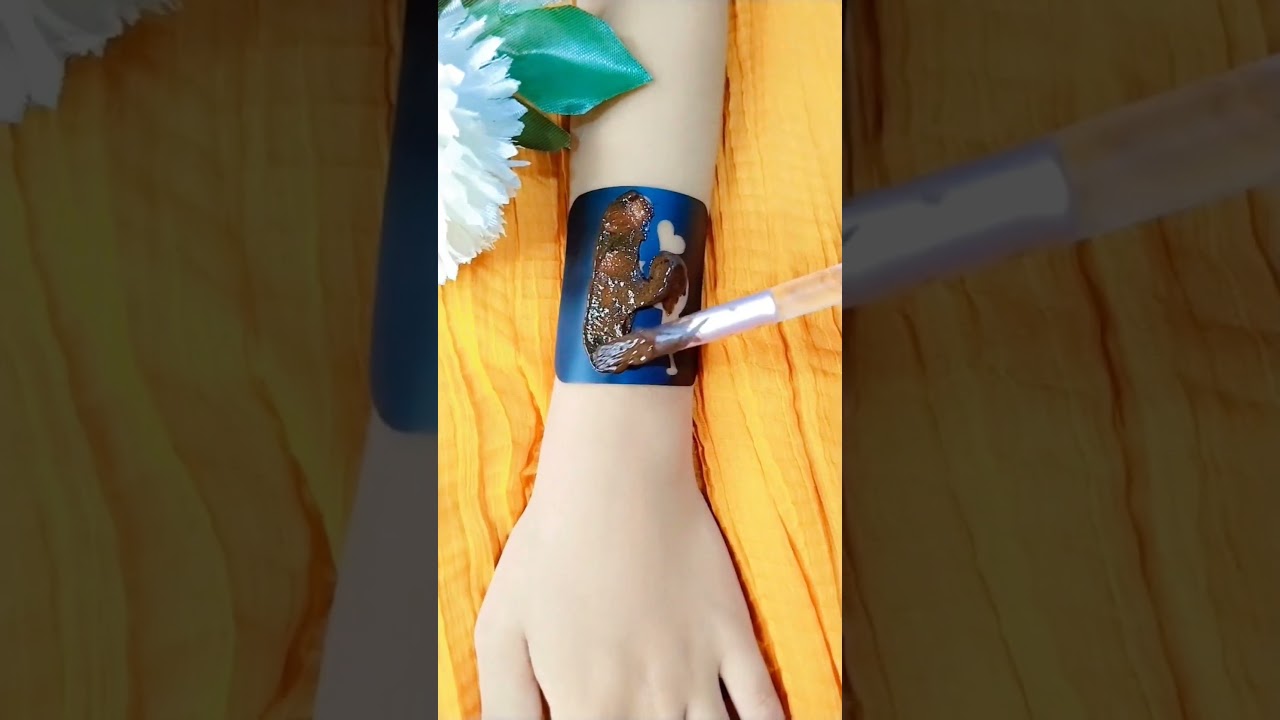 Beautiful sticker mehndi design #shorts
