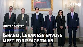 Rubio hosts Israeli, Lebanese envoys for first direct talks in decades | AFP