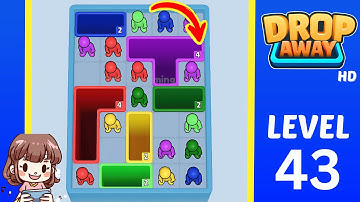 Drop Away Level 43 Solution Walkthrough