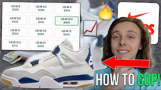 MARCH WON'T STOP✅! HOW TO COP SB AIR JORDAN 4 "NAVY" For RETAIL! (Raffles, Snkrs Drop, Resell)