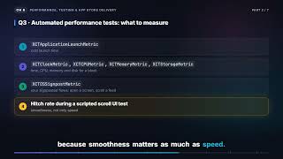 iOS Interview: Launch Time, Time Profiler vs Signposts | Company A5 8.2