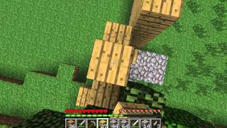 how to bild a minecraft house part 1.avi