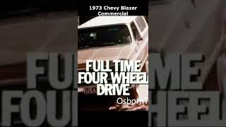 1973 Chevy Blazer Commercial #retro #vintage #chevy #chevytruck #blazer #suv