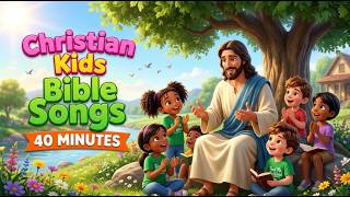 Jesus Fills My Heart With Joy | Sing Along Kids Bible Learning Music Christian Children Lyrics Songs