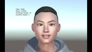 Unity Blendshape Transition Test for ReadyPlayerMe Avatar (Non-overlapped Version)