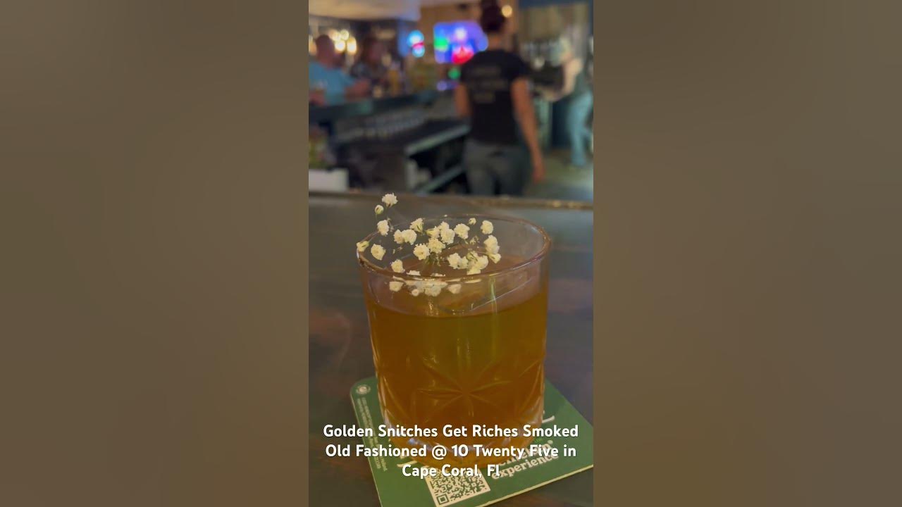 Old Fashioned Cocktail called Golden Snitches Get Riches 10