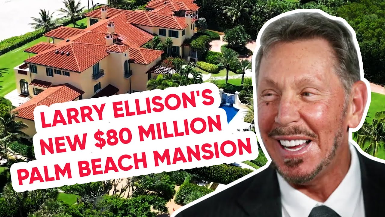 Inside Larry Ellison's New 80 Million Palm Beach Mansion YouTube