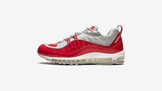 Supreme x NIKE Air Max 98 'Red'