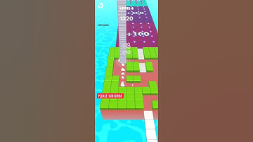 Stack Dash level 6 / stack dash / Swipe the stack dash cube collectin / #shorts