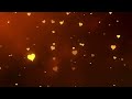 Golden color heart symbols #golden