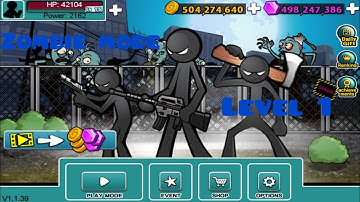 Anger of stick 5 | Gameplay part 2 | Zombie mode | #angerofstick5