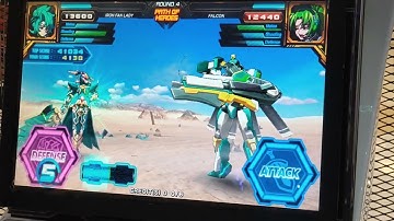 Hero Of Robots Galaxy Epoch Ver2 Iron Fan Lady battle (short)