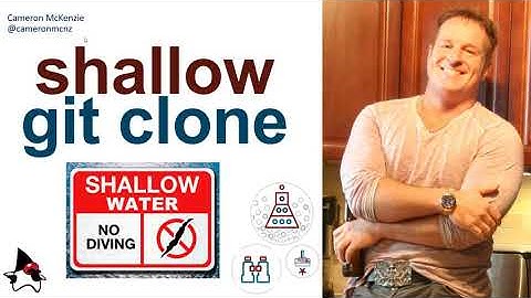 shallow git clone example