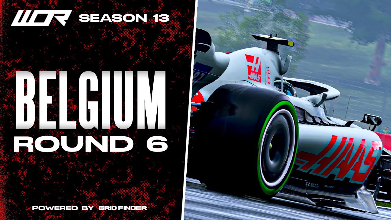 WOR I F1 22 - PC | Tier 1 | Season 13 - Round 6 | Belgium - Race - YouTube