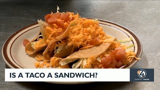 Is a taco a sandwich