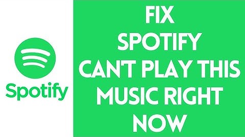 How To Fix Spotify Can