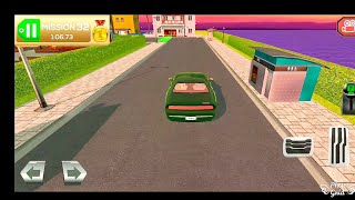My Holiday Car Simulator Green Muscle Car Driving Mod Apk - Dodge Challenger GT screenshot 4