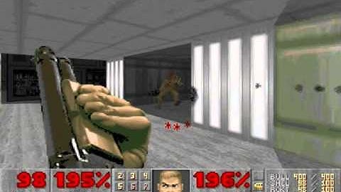 Ultimate Doom (100%) Walkthrough (E1M7: Computer Station)