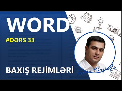 #Worddərsləri | Dərs