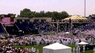 USNA Hat Toss - Class of 2011