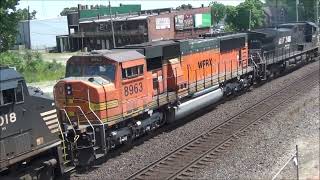 Trains in Marion, Ohio (1 June 2023)