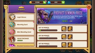 NEW Update V1.7.10 - PROPHET SUMMON EVENT!! [IDLE HEROES]