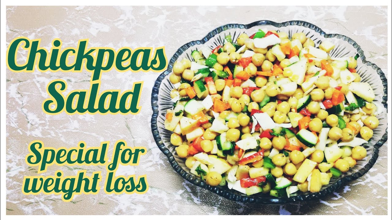 Chickpeas Salad Easy Salad for Weight loss by Taste Mill YouTube