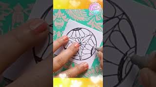 Easy Zentangle Pattern for Beginners #1 | DIY | #shorts #hellobloom #DIY #zentangle #viral