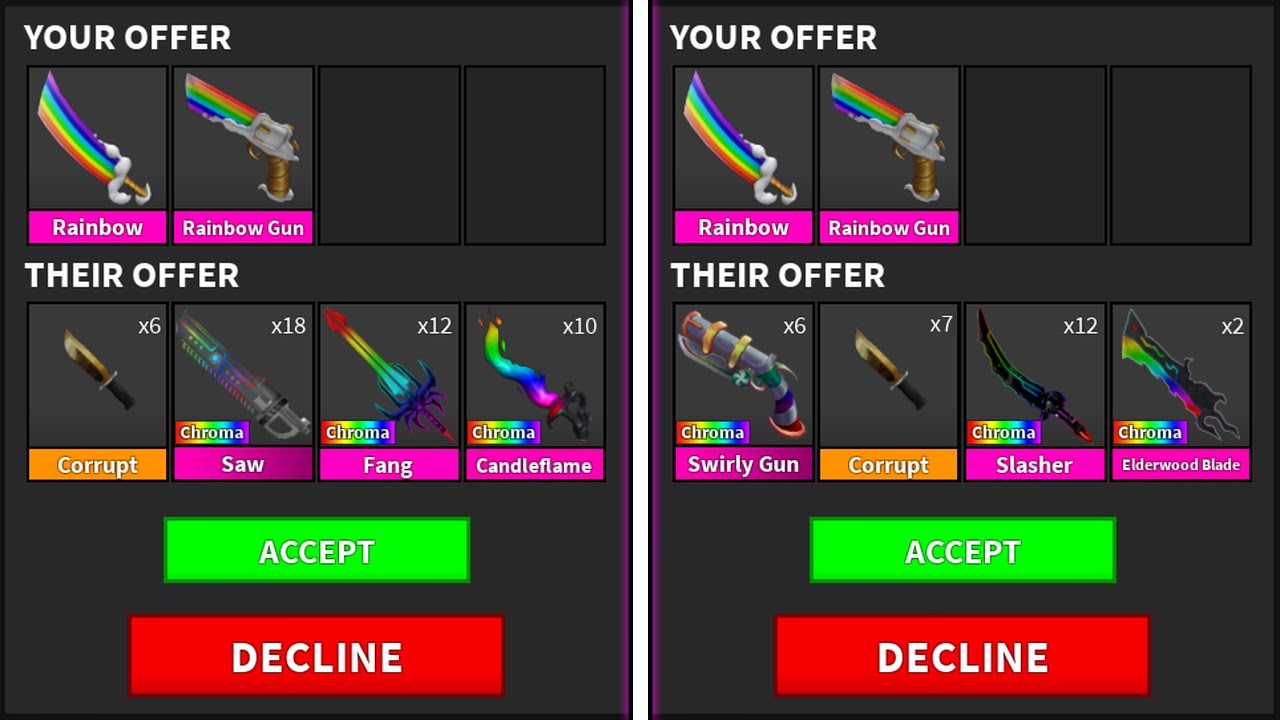 what is a rainbow set worth mm2｜TikTok Search