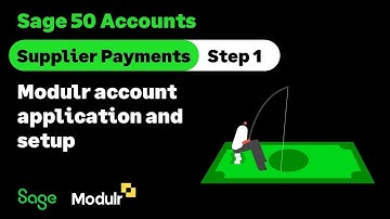Sage 50 Accounts (UK): Supplier Payments - Modulr account application and setup