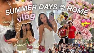 SUMMER DAYS @ HOME VLOG 𑣲⋆