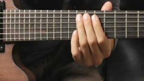 Playing E Minor in 1st Inversion Arpeggios on Guitar