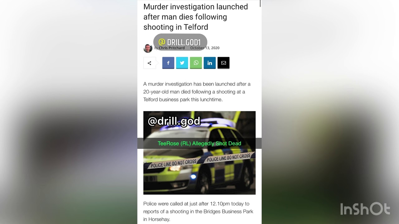 UK Drill Update - 13/10/20  // TeeRose (