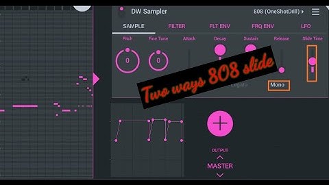 How to make 8O8 slide in Fl Studio Mobile like a Pro