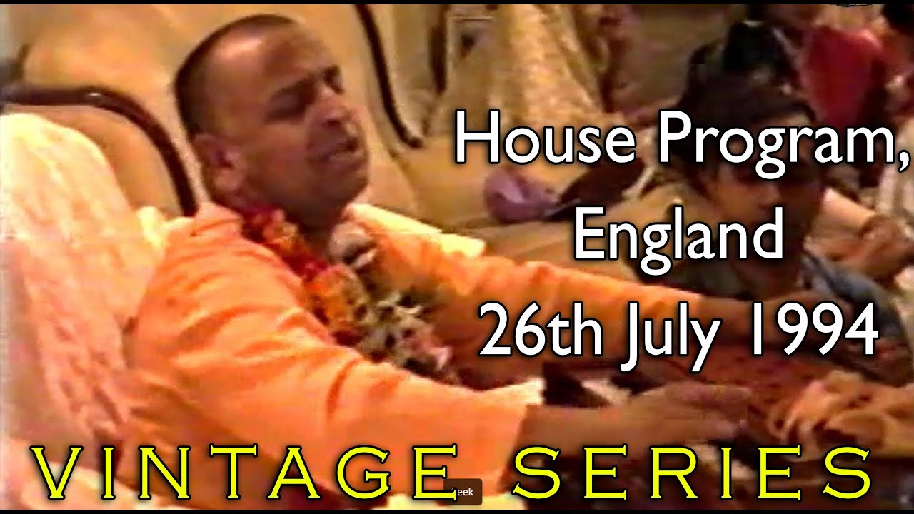 VINTAGE SERIES _ PROGRAM AT SANJAY JI HOUSE _ 26-07-1994 _ ENGLAND, UK