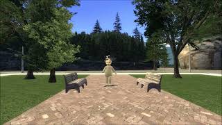 [GMod/Slendytubbies]   Walten animation test (Walking and facial expressions)