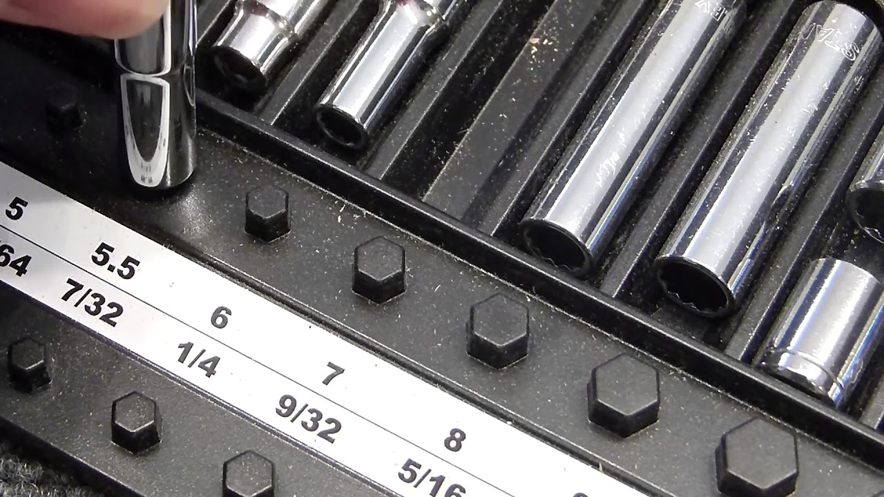 Tool Sorter Small Socket Organizer - How it works