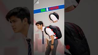 Bag &amp; Bad posture 🎒                                 #posture #theformaledit #bags