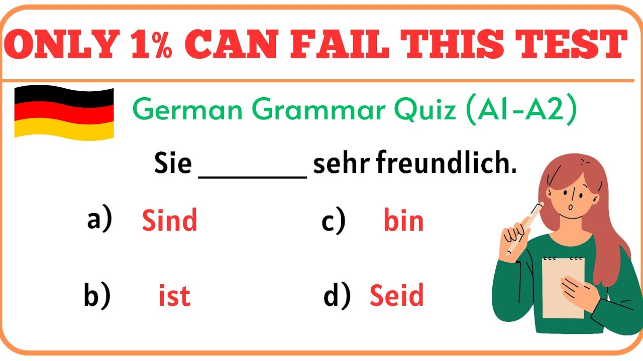 German Verben Challenge 🧠 | Kennst du das richtige Verb? 💡