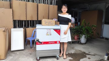 Tủ cơm 6 khay bằng điện mẫu năm 2023 phù hợp bếp 150 suất ăn đổ lại