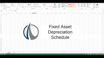 Fixed Asset Depreciation Schedule - Easily Keep Track of Fixed Assets and Record Depreciation