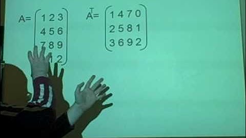 Matrices Matrix multiplication and Transpose