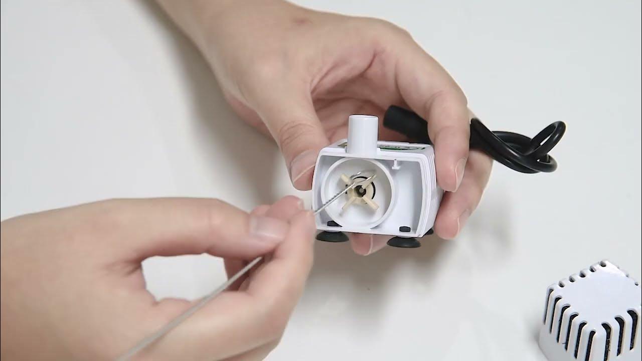 ORSDA Cat Water Fountain Stainless SteelHow to clean the water pump