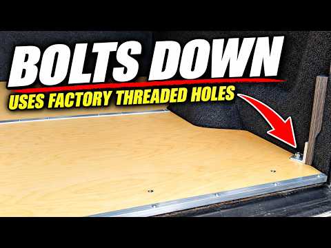 DIY Truck Bed Floor Actually Bolts Down to Factory Tie-Down Points! (+Pro How-To)
