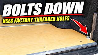 DIY Truck Bed Floor Actually Bolts Down to Factory Tie-Down Points! (+Pro How-To)