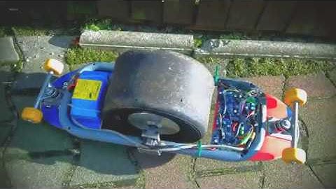 Homemade cheap DIY onewheel, electric skateboard