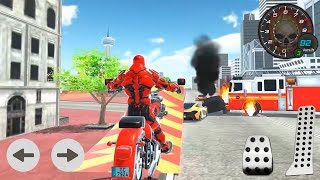 Flying Ostrich Robot Transform Bike Robot Games - #2 Android Gameplay screenshot 5