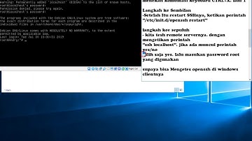 Konfigurasi remote server on debian server